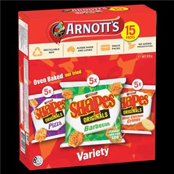 BISCUIT SHAPES VARIETY MP (6 X 375GM) ARNOTTS