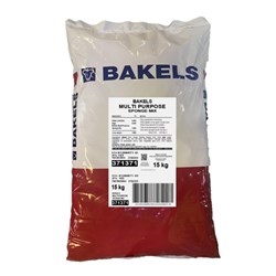 CAKE MIX SPONGE ALL IN 15KG # 371721 BAKELS