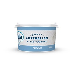 YOGHURT NATURAL AUST STYLE (24 X 100GM) # 5000561 BULLA