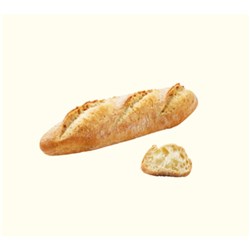 BREAD BAGUETTINE BAGUETTE PLAIN P/BAKE (50 X 140GM) # 40779 BRIDOR