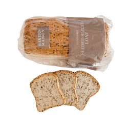 BREAD SEEDED SLICED LOAF GF (4 X 750GM) # 11847 BAKERS MAISON