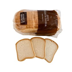 BREAD WHITE SLICED LOAF GF (4 X 750GM) # 11845 BAKERS MAISON