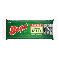 CHEESE TASTY SLICES 1.5KG(8) # 3002002 BEGA