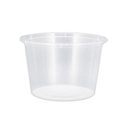 CONTAINER 520ML / C20 ROUND CLEAR 50S (10) # C20 CHANROL