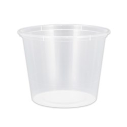 CONTAINER PLASTIC ROUND C25 620ML 50S(10) # C25 CHANROL