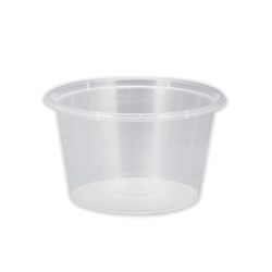 CONTAINER 120ML C4 ROUND CLEAR 100S(10) # C4 CHANROL