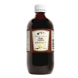 VANILLA EXTRACT PURE 500ML(9) CHEF'S CHOICE