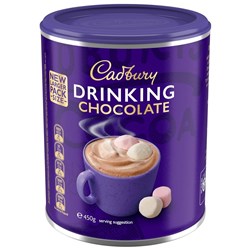 DRINKING CHOCOLATE 450GM(6) # 4259946 CADBURY