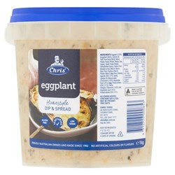 DIP EGGPLANT HOMESTYLE 1KG(8) # 7207 CHRIS'S