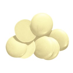CHOCOLATE BUTTON WHITE COMPOUND 10KG # 4224798 CADBURY