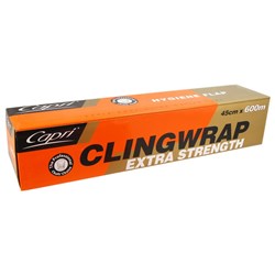 CLING WRAP DISPENSER (45CM X 600M) (6) # C-CW45D CAPRI