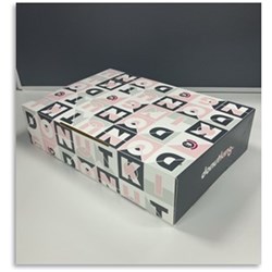 DK DONUT BOX 6PC (314 X 210 X 75MM) 100S # Q922P0198 DONUT KING