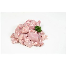 CHICKEN THIGH DICED R/W PER KG # CDICED DRJ