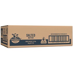 BUTTER SALTED 10KG # 1002095 DEVONDALE