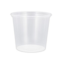 CONTAINER PLASTIC ROUND 850ML 50S(10) C30 #01C30 CHANROL