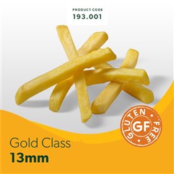 CHIP 13MM FRIES GOLD CLASS (4 X 2.5KG) # 193.001 FARM FRITES