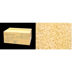 PINEAPPLE DRY DICED 4-8MM 20KG # PINE090 FRUTEX