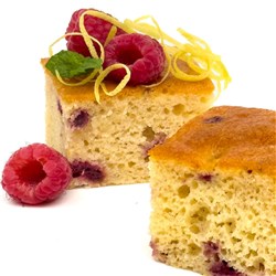 CAKE RASPBERRY LEMON TRAY (4 X 2KG) # HC102 FLORENTINES