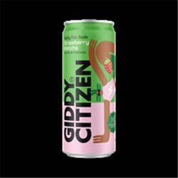 DRINK STRAWBERRY MATCHA FIZZ ENERGY DRINK (12 X330ML) #GFSM GIDDY CITIZEN