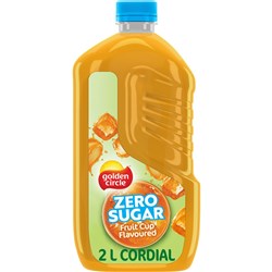 CORDIAL FRUIT ZERO SUGAR 2LT(6) # 36122 GOLDEN CIRCLE