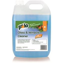 CLEANER GLASS & WINDOW 5LT(4) # 3030005 POLO CITRUS
