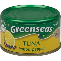 TUNA LEMON & PEPPER (12 X 95GM) # 66044 GREENSEAS