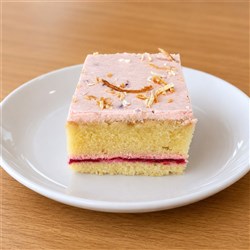 CAKE TRAY CUT 40 RASPBERRY DELIGHT 2.4KG(4) # D1380-40 HOMEBUSH CAKES