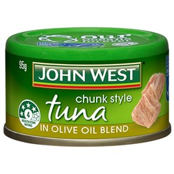 TUNA IN OLIVE OIL (24 X 95GM) # 34564 JOHN WEST