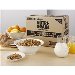 CEREAL NUTRI GRAIN (6 X 1KG) # 1005549846 KELLOGGS