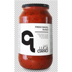SAUCE BASIL SUGO PASTA 480G (12) # LCBS LUCA CIANO