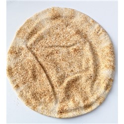BREAD PITA 10" WHOLEMEAL LEBANESE (12 X 5S) #7017 MEB
