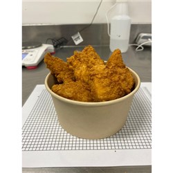 CHICKEN COOKED SOUTHERN STYLE TENDERS 60-80GM (1 X 5KG) #20148 MELCO FOODS