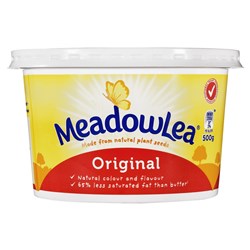 MARGARINE ORIGINAL 500GM(12) #107106 MEADOWLEA