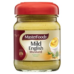 MUSTARD MILD ENGLISH 175GM(6) #246321 MASTERFOODS