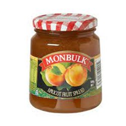 JAM APRICOT SMOOTH 500GM(6) # 80182 MONBULK