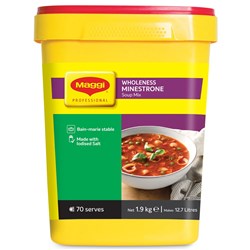 SOUP MIX MINESTRONE GF WHOLENESS 1.9KG(6) # 12494026 MAGGI
