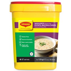 SOUP MIX POTATO BACON CHIVES GF WHOLENESS 1.8KG(6) # 12494110 MAGGI