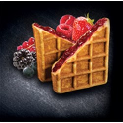 WAFFLES FILLED APPLE (48 X 80GM) # 2000 MAGIC WAFFLES