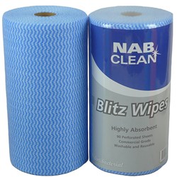 CLOTH WIPES BLUE 90 SHEET (6) # BLITZB NAB CLEAN