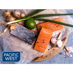 SALMON PORTION SKIN ON (6 X 8 X 125GM) # 6632 OCEAN CHEF