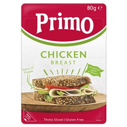 CHICKEN BREAST SLICED (8 X 80GM) # 01654 PRIMO