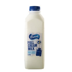 MILK FULL CREAM FRESH (8 X 1LT) # 10100001 PROCAL