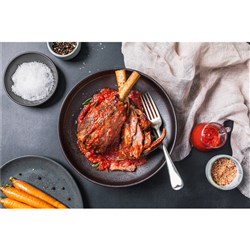 LAMB SHANKS SOUS VIDE ITALIANO STYLE FROZEN R/W APPROX 12KG C # 330 RIBS & ROAST