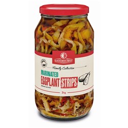 EGGPLANT STRIPS MARINATED IN OIL 2KG(6) # EGG2 SANDHURST