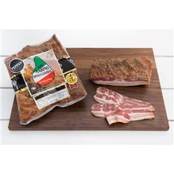 PANCETTA FLAT W BLACK PEPPER R/W APPROX 1KG(3) BERTOCCHI