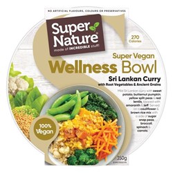 MEAL SRI LANKAN ROOT VEG CURRY (4 X 350GM) 1.4KG # 1100962 SUPER NATURE