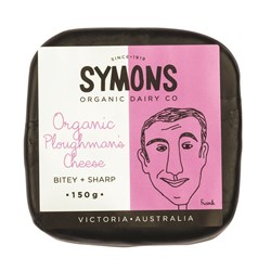 CHEESE PLOUGHMANS ORGANIC 150GM (12) # SOD010 SYMONS