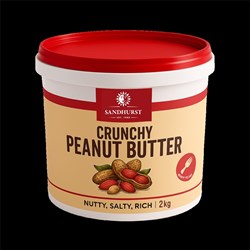 PEANUT BUTTER CRUNCHY 2KG(6) # PBCRUN2 SANDHURST