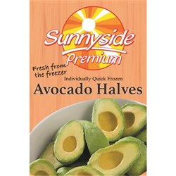 AVOCADO HALVES FROZEN 1KG(12) # AVOHAL-12X1 SUNNYSIDE