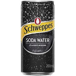 DRINK SODA WATER (24 X 200ML) # 10006355 SCHWEPPES